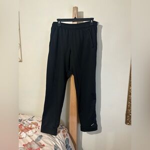 Nike Black Performance Joggers with Subtle Swoosh